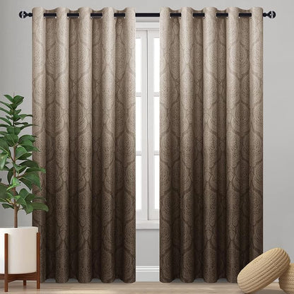 DWCN Ombre Blackout Curtains for Living Room by DWCN