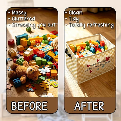 Inspirational Kids Foldable Storage Bins Box - Image 6
