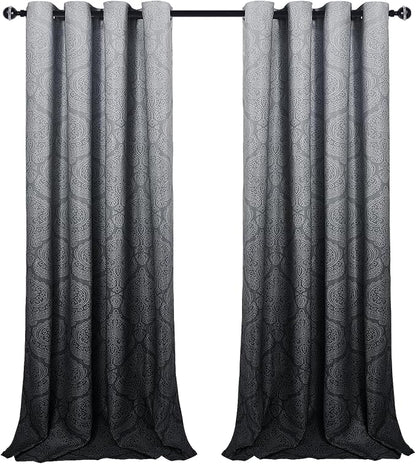 DWCN Black Room Darkening Curtains - Image 8