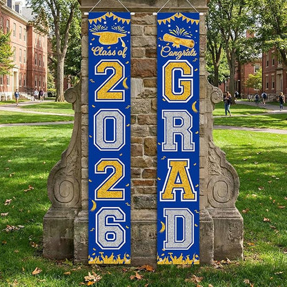 Graduation Banner 2026, Class of 2026 Banner, Indoor Outdoor Graduation Party - Image 7