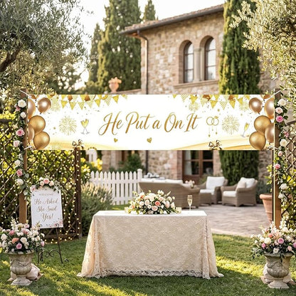 Just Engaged Banner Decorations - Image 3