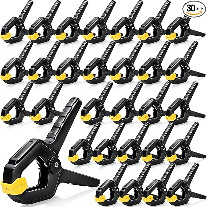 30 Pack Spring Clamps, Backdrop Clips, Balloon Arch Clips, Wood Clamps by Anelueeoo
