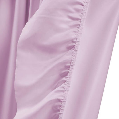 Lush Decor Reyna Ruffle Window Curtain Panel Set, Lilac - Image 5