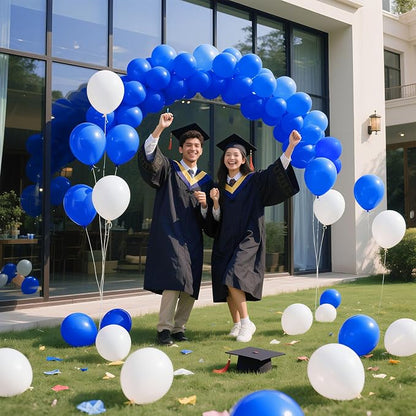 Blue Balloons Blue Party Decorations 30 Pack 18 inch Round Royal Blue Balloons - Image 4
