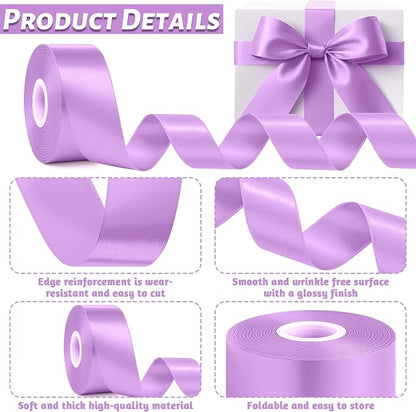 30Yards 1 1/2In Lavender Ribbon - Image 3