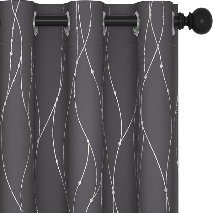 Deconovo Living Room Curtains 36 Inches Long, Thermal Insulated, Room Darkening by Unknown