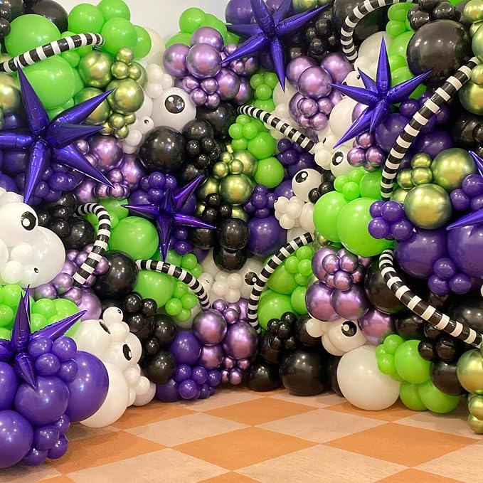 Purple and Green Balloons - Image 4