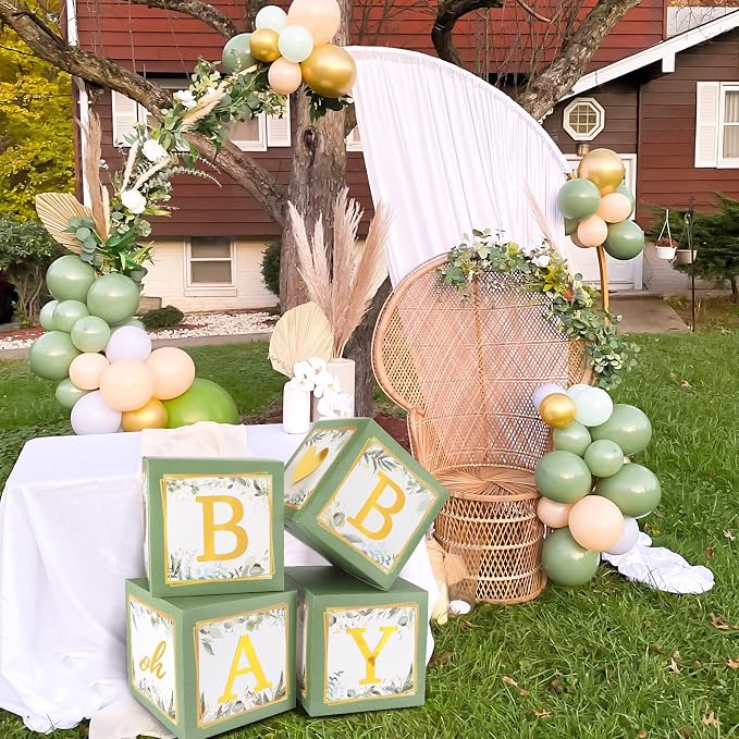 RUBFAC Baby Shower Boxes with Letters - Image 5