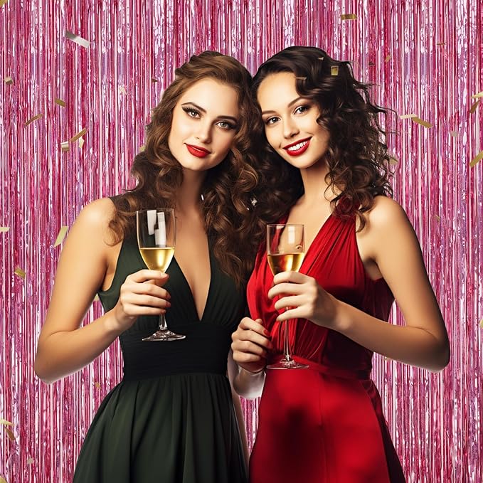 DECOCKRAT 2 Pack Foil Fringe Backdrop - Image 4