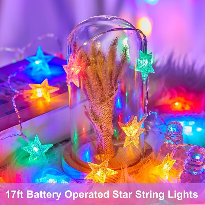 Minetom Star String Lights Battery Operated - Image 6