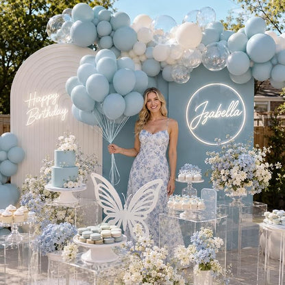 Dusty Blue Balloons - Image 7