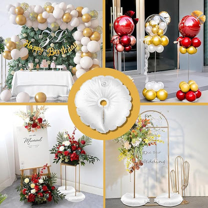 4 Pack Water Weight Bags for Balloon Column Stand And Balloon Arch | Openable - Image 9