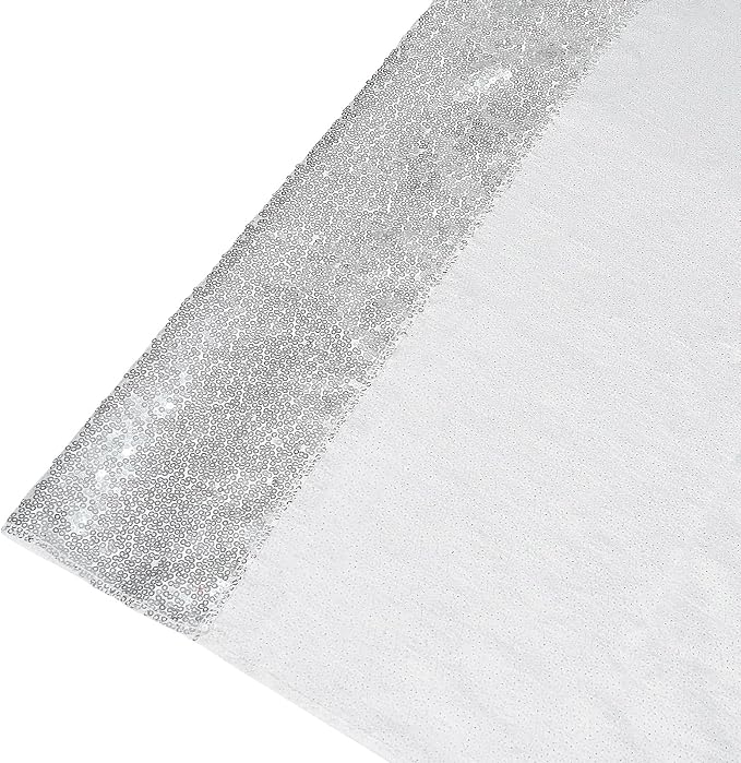 Eternal Beauty Silver Thick 3mm Sequin Backdrop 10x10 Ft - Image 7