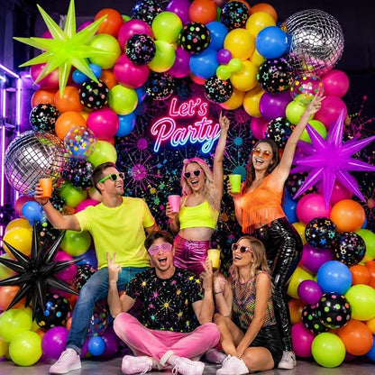 200Pcs Neon Balloons Garland Arch Kit - Image 6