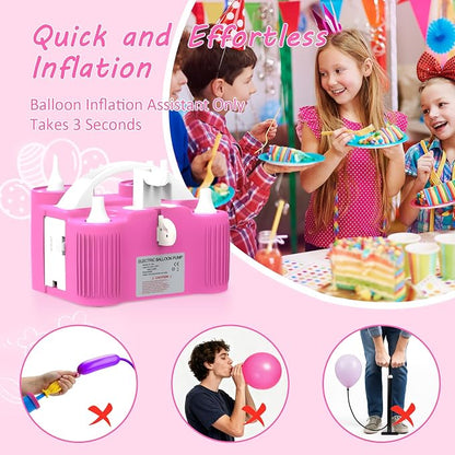 4-in-1 Balloon Pump Electric Balloon Pump Inflador De Globos Electrica Sports - Image 4
