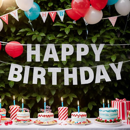 DIY Banner Kit with Letters Glitter Banner Letters Customizable Birthday - Image 5