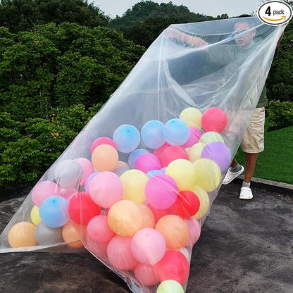 Large balloon bags, balloon transport bags transparent giant storage bags 59x98 by Kreapa