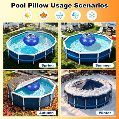 4x4FT Winter Pool Pillows for Above Ground Pools Closing Reusable | Winterizing - Image 6
