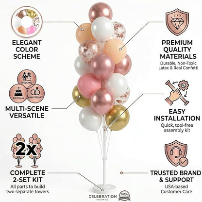 HIIINS Set of 2 Balloon Column Kit - Image 3