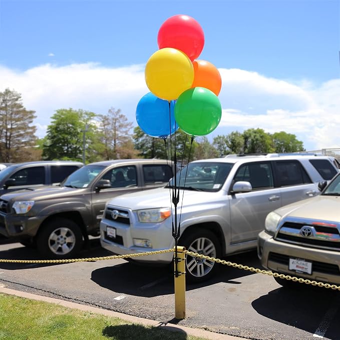 BalloonBobber - Weatherproof Reusable Paneled Balloon Cluster Pole Kit - Helium - Image 3
