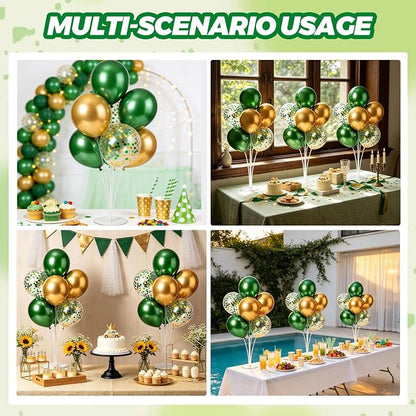 6 Set Sage Green and Gold Balloon Centerpieces - Image 7