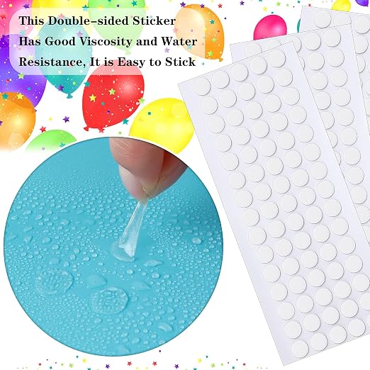 JANYUN 225 Pcs Double Sided Sticky Dot Stickers Putty Clear Sticky Tack | 10mm - Image 5