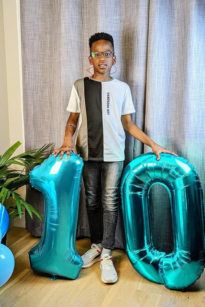 Light Blue Number 9 Balloon 40 Inch - Image 8