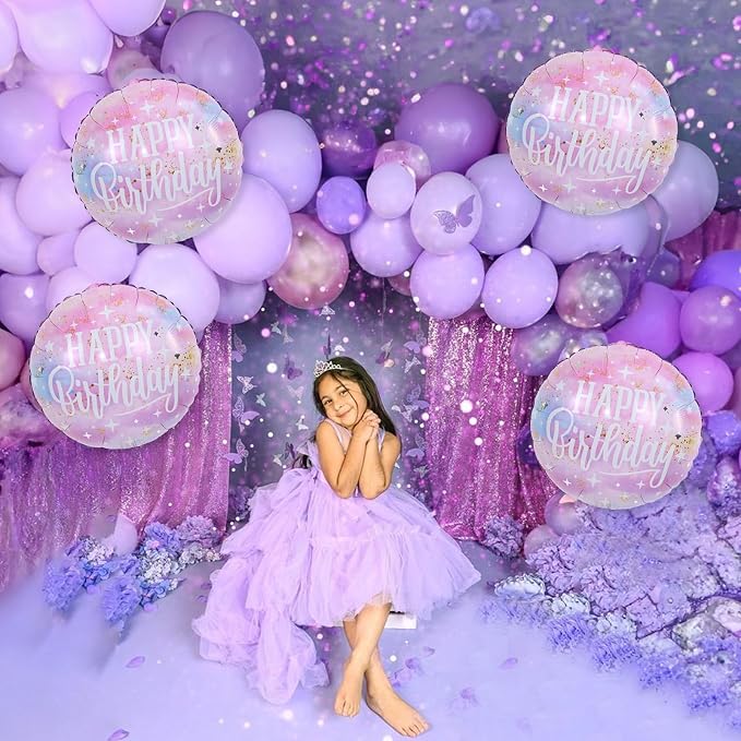 18 Inch Happy Birthday Foil Balloons - Image 5