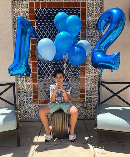24 Balloon Numbers 40Inch for 24 Year Old Birthday Decorations, Dark Blue | - Image 3
