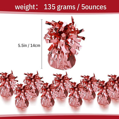 56 Pcs Balloon and Balloon Weights, 50 Pieces Balloons Decorative Birthday - Image 3