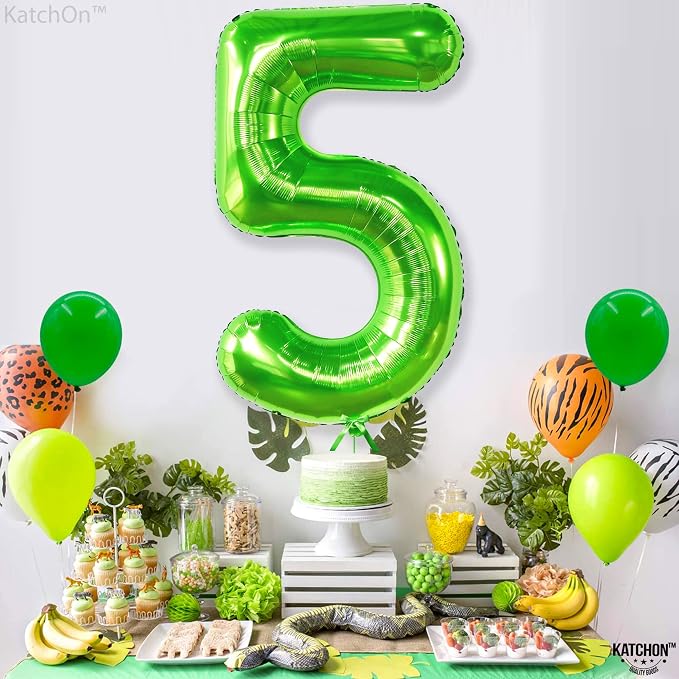 KatchOn Light Green 5 Balloon Numbers, 40 Inch | Balloons - Image 7