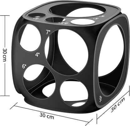 13 Sizes Balloon Sizer Cube Box, Collapsible Balloon Measurement Tool - Image 2