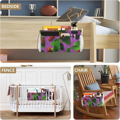 Bedside Caddy Metal Frame Hanging Organizer Bunk Bed Dorm Accessories Hook And - Image 8
