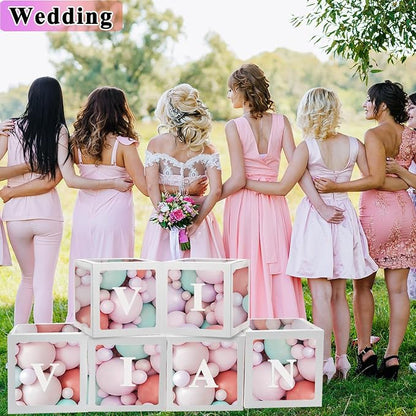 White Clear Balloon Boxes, Baby Boxes - Image 3