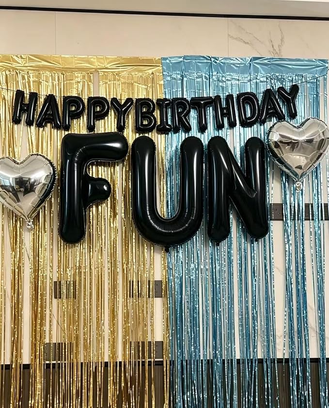 40 Inch Black Letter H Foil Balloon, Large Jumbo Mylar Helium Alphabet Balloon - Image 7