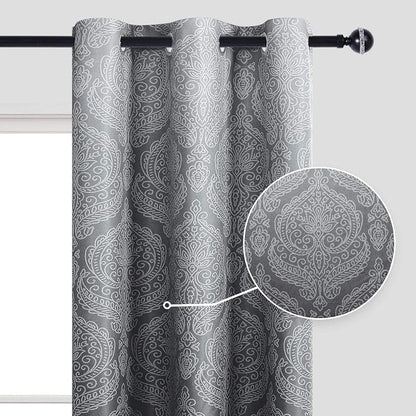 DWCN Ombre Blackout Curtains for Bedroom - Image 2