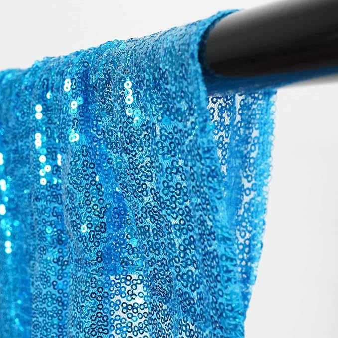 Poise3EHome 8FT x 10FT Sequin Photography Backdrop Curtain - Image 5