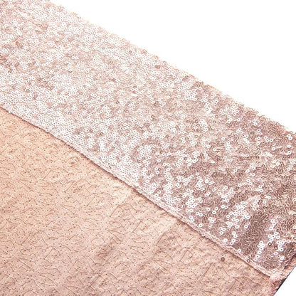 SquarePie 6x8ft Rose Gold Sequin Backdrop, High Density Non-Transparent Glitter - Image 7