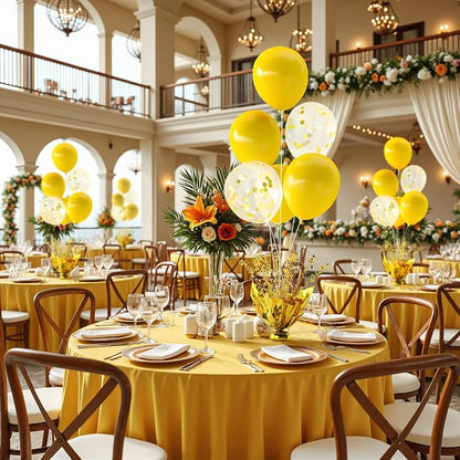 Gold Balloon Table Centerpiece Kit, 4 Sets Gold Balloon Stands - Image 6