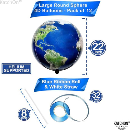 KatchOn Globe Balloons Set - Image 2