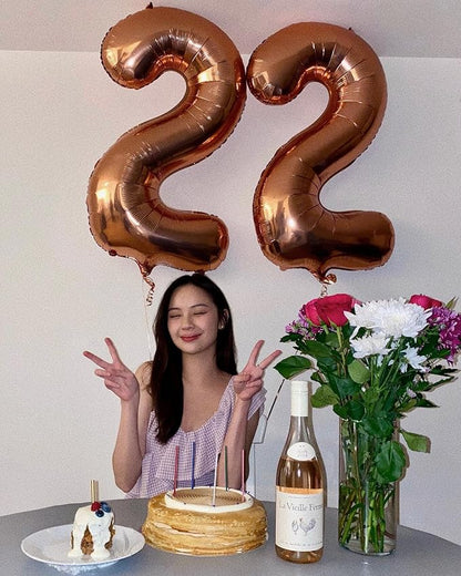 Coffee Brown Number 9 Balloon 40 Inch - Image 8