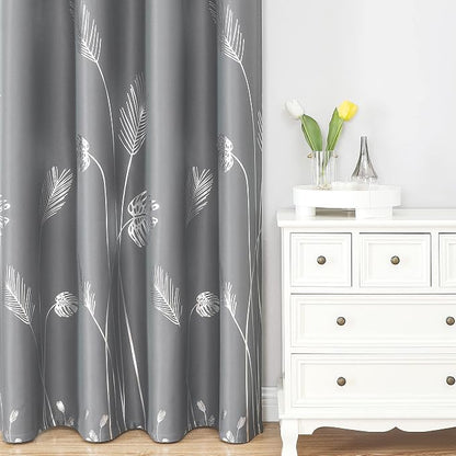 Gold and Grey Blackout Curtains - Image 2