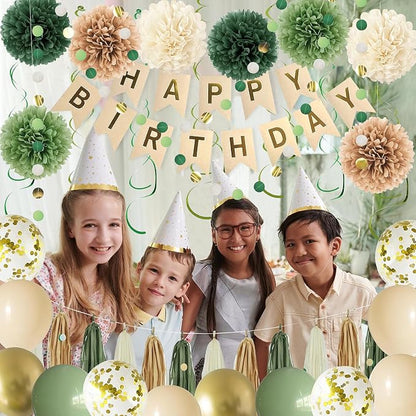Green Birthday Party Decorations - Image 7