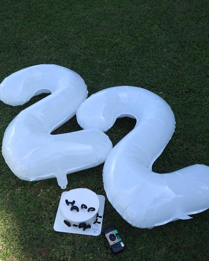 White Number 2 Balloon 40 Inch - Image 4