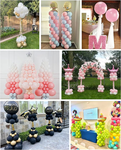 YALLOVE 2-Pack Adjustable Metal Balloon Column Stands - Image 3