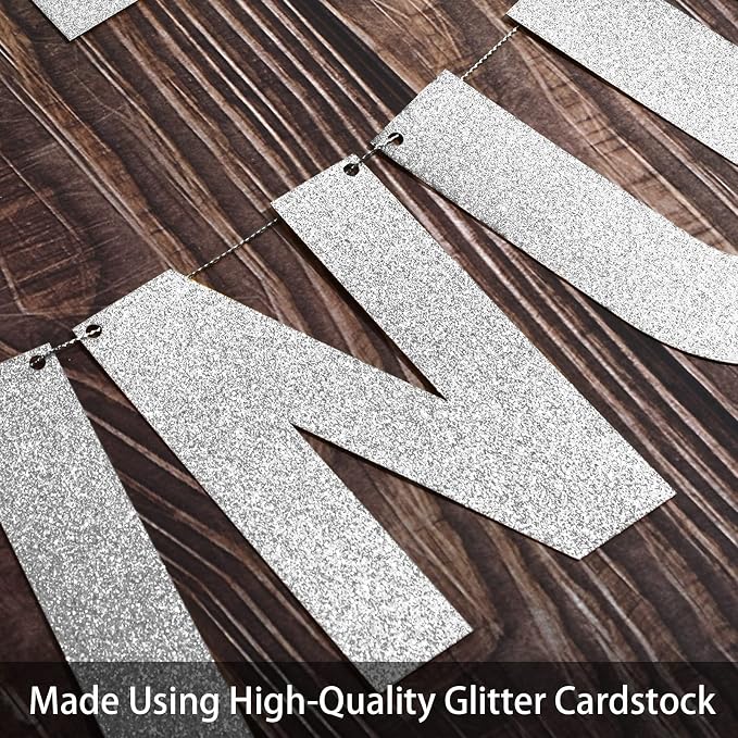 TaoBary 112 Pcs DIY Letter Kit Glitter Customizable Banner Letters Include 107 - Image 8