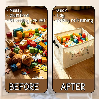Boho Inspirational Mental Health Storage Basket - Image 6