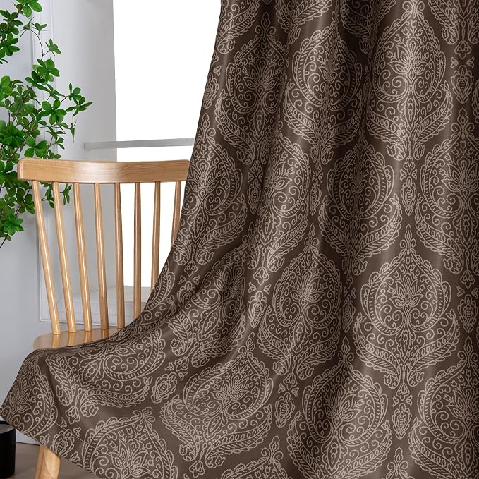 DWCN Brown Curtains 84 inch Long - Image 3