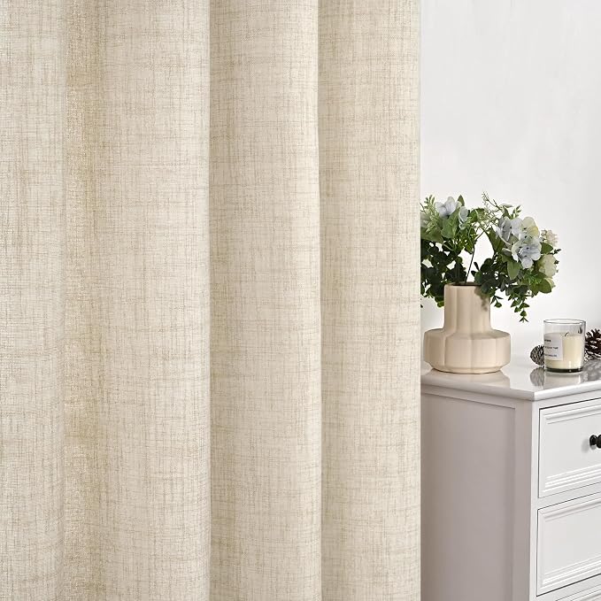 YoungsTex Linen Curtains 80 Inch Length - Image 8