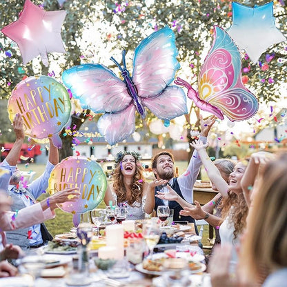 Butterfly Balloons 7th Birthday Decorations - Image 6
